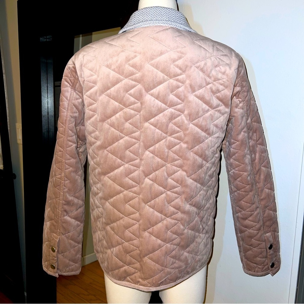 Hem & Thread Quilted Tan Jacket - Picture 6 of 12
